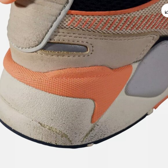 Puma Womens RS X Size 7 Tan Pink Blue Gray Running Shoes Sneakers 372715-10 - Picture 10 of 10